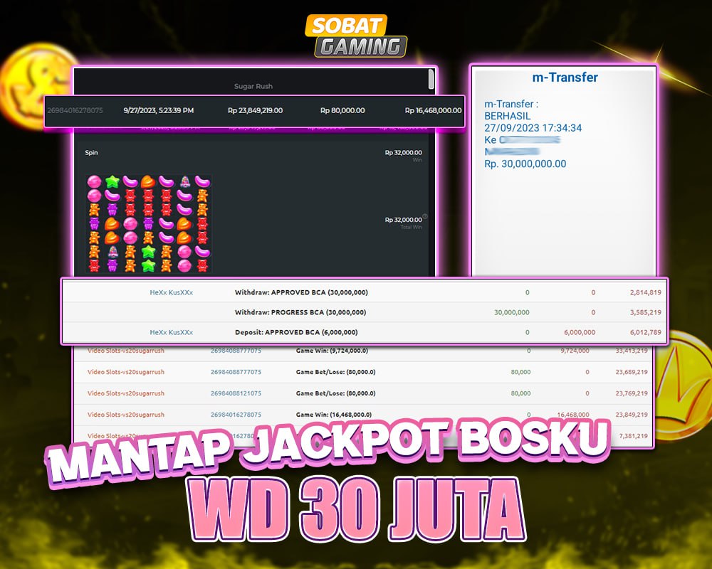 Jackpot Slot Pragmatic 27-Sep-2023 Member Sobatgaming