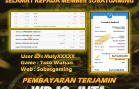 Jackpot Togel Toto-Wuhan 20-Oct-2023 Member Sobatgaming