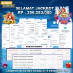 Jackpot Slot Pragmatic#1 23-Oct-2023 Member Sobatgaming