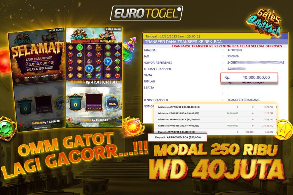 Jackpot Slot Pragmatic#2 17-Oct-2023 Member Eurotogel