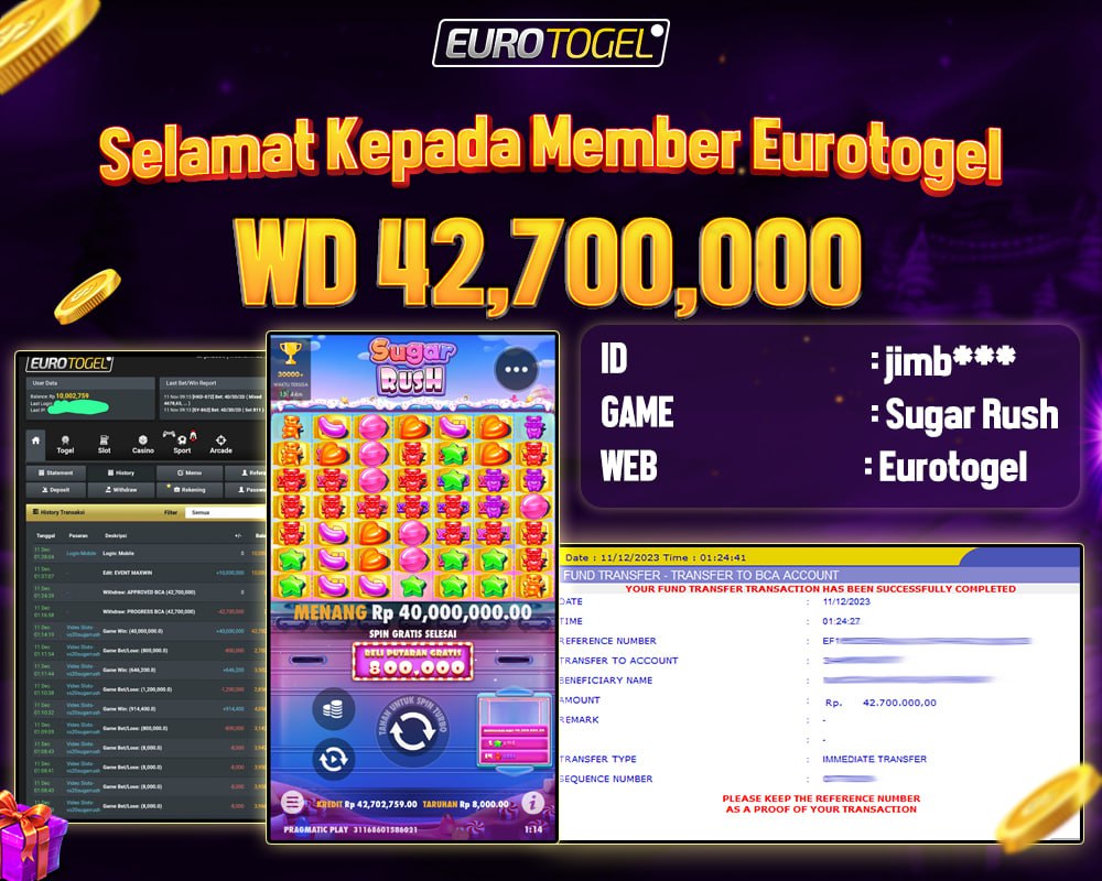 Jackpot Slot Pragmatic 11-Dec-2023 Member Eurotogel