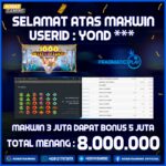 Jackpot#2 Slot Pragmatic 06-juli-2024 Member Sobatgaming