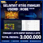 Jackpot Slot Pragmatic 23-juli-2024 Member Sobatgaming