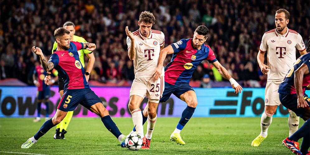 Barcelona vs Bayern Munchen 24 Oktober 2024