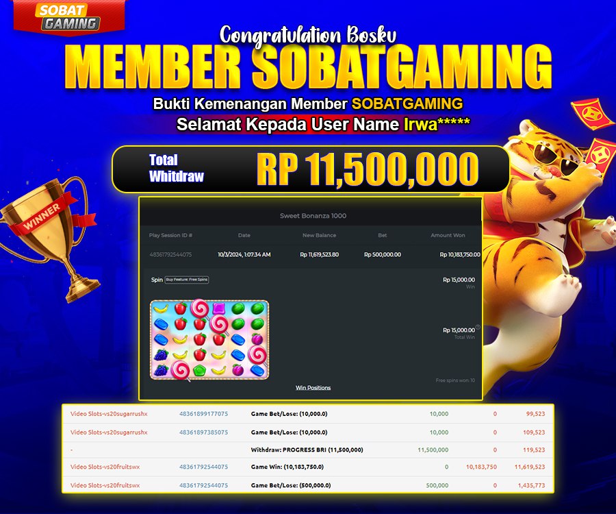 Jackpot Slot Pragmatic 03-Oktober-2024 Member Sobatgaming