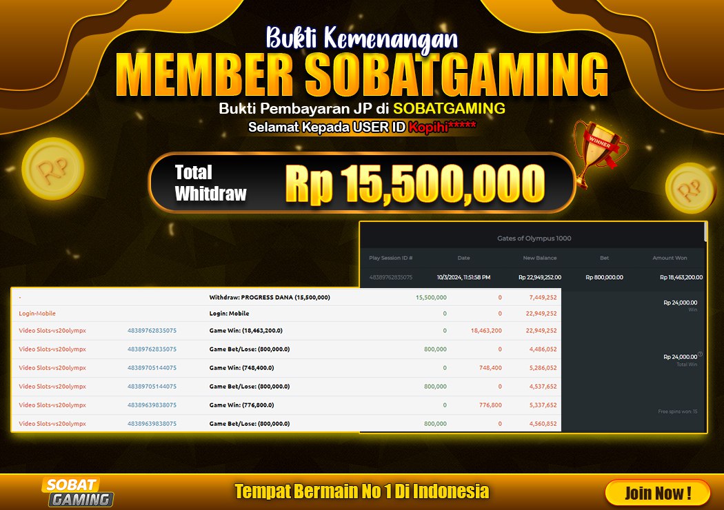 Jackpot Slot Pragmatic 04-Oktober-2024 Member Sobatgaming