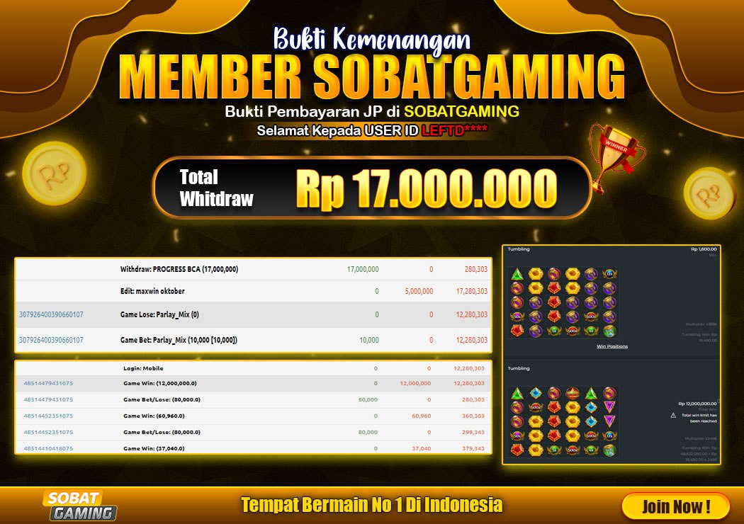 Jackpot Slot Pragmatic 08-Oktober-2024 Member Sobatgaming