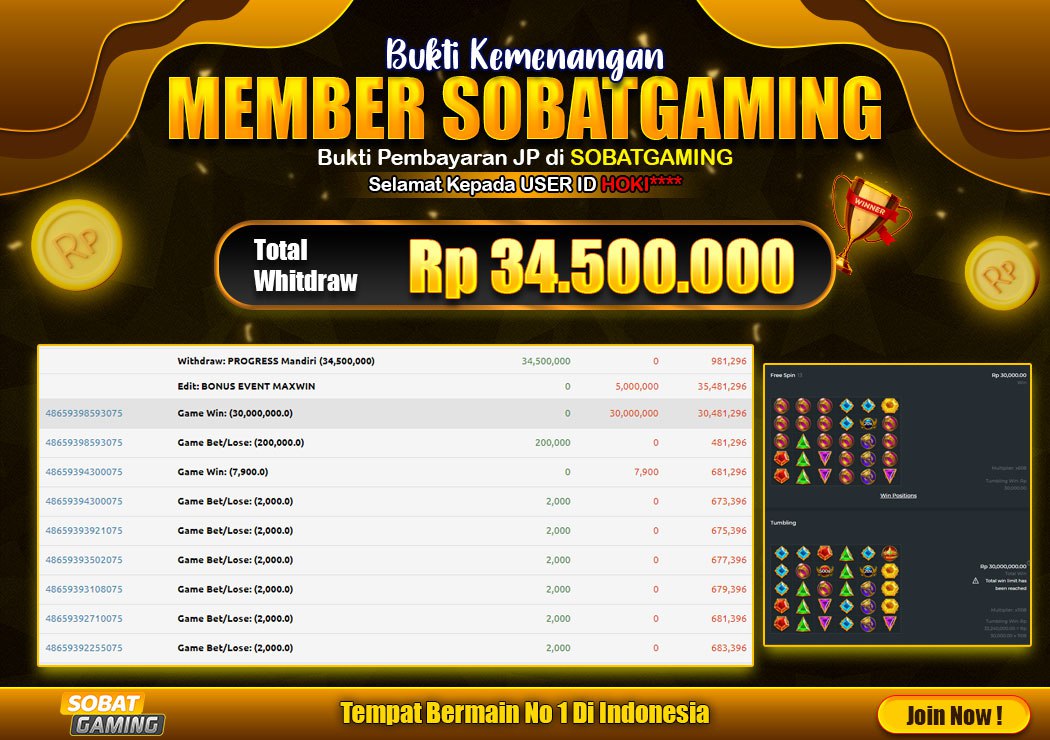 Jackpot Slot Pragmatic 13-Oktober-2024 Member Sobatgaming