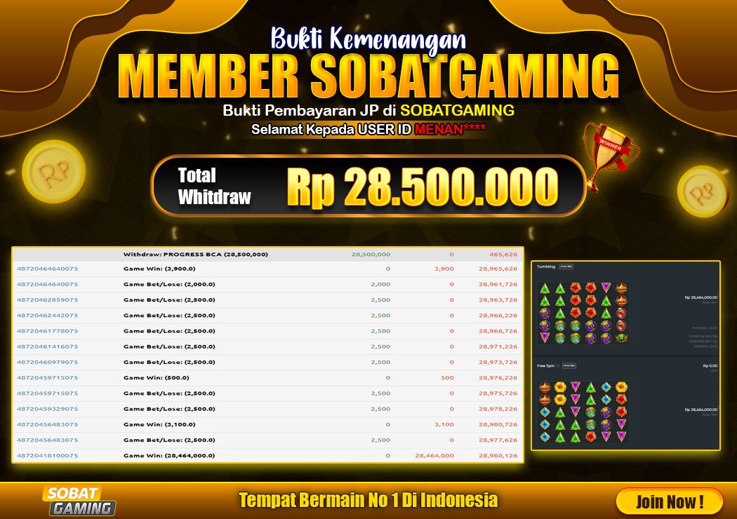 Jackpot#2 Slot Pragmatic 15-Oktober-2024 Member Sobatgaming